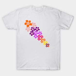 colorful flowers tendril, blooming flower, blooms T-Shirt